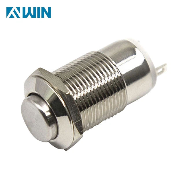 12 MM metalinis mygtukas du kaiščiai